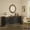 Black+Gold, variant on Gearwell Sideboard Buffet Cabinet, 63 in Black 4-Door Credenza with Diagonal Fluted Panels, Gold Trim and Faux Marble Top, TV Stand Console for Dining Room or Living Room