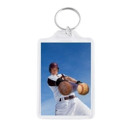 - Acrylic Photo Snap-in Key Chain - 1 3/4 X 2 3/4
