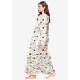 thumbnail image 3 of Only Necessities Plus Size Long Flannel Nightgown, 3 of 6
