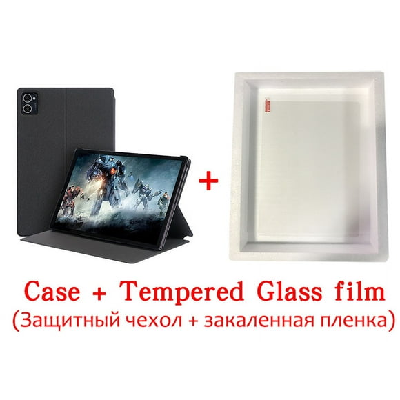 Case for Chuwi HiPad XPro 10.51'' Tablet Pc,Stand Shell Cover for Chuwi HiPad X Pro 10.51 Inch Pu Leather Case case-Tempered film Hipad Xpro 10.51inch