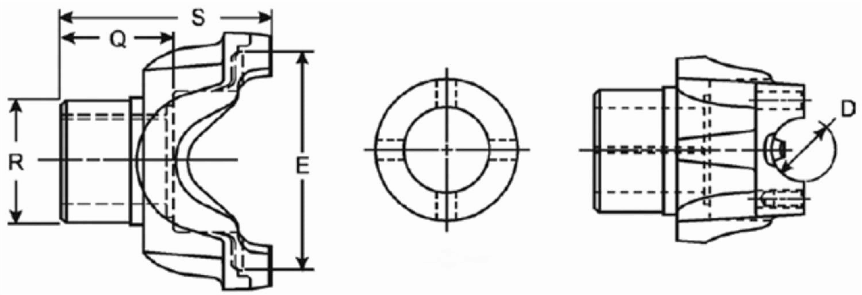 Spicer 3-4-13761-1 Differential End Yoke