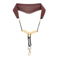 thumbnail image 1 of Professional Saxophone Neck Strap, Saxophone Leather Filling Sponge Padded Soft Neck Sling, Saxophone Harness For Baritone Alto Tenor Soprano Baritone, 1 of 1