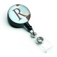 thumbnail image 1 of Carolines Treasures CJ1003-RBR Letter R Initial Monogram Blue Stripes Retractable Badge Reel, 1 of 2
