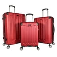 thumbnail image 1 of Dejuno 252015DJ-BURGUNDY Tutin Ensemble de Valises Rigides à Roulettes Pivotantes avec Serrure TSA, Bourgogne - 3 Pcs, 1 of 1