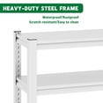 thumbnail image 6 of Adjustable 3-Tier Metal Fish Tank Stand 20-30 Gallon 31.5"L x 18"W x 34"H Heavy Duty Rack Shelf for Home Office Aquarium Accessories Storage, 6 of 7