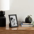 thumbnail image 2 of DesignOvation 4x6 Beaded Black Decorative Tabletop Picture Frame, 2 of 9