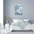 thumbnail image 7 of Blue Bathroom Decor Wall Art Blue Butterfly Flower Pictures Just Breathe Floral Canvas Painting Rustic Framed Artwork for Bathroom Living Room Bedroom 12"x16", 7 of 7