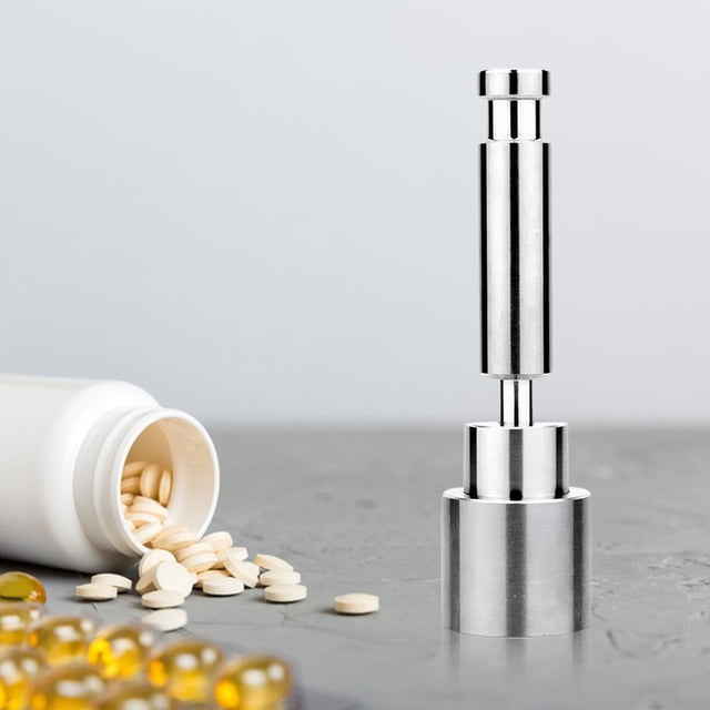 Tableta manual Presione Píldora de acero inoxidable Píldora de la máquina de hacer una herramienta de fabricación de pastillas (8 mm)