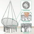 thumbnail image 2 of Garpans Hammock Chair with Hanging Hardware, Gray, 2 of 8