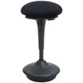 thumbnail image 1 of HOMCOM Adjustable Active Standing Stool with Rocking Motion, Black, 1 of 10