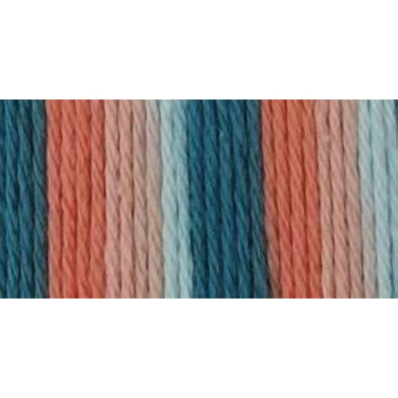Bernat Handicrafter Cotton Yarn - Ombres-Coral Seas