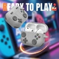 thumbnail image 4 of Comvin Compatible with Apple Airpods Pro 3 Case Cover with Cleaner Kit, Cool Funny Silicone Protective Case for AirPods Pro 3rd Generation Case (2025) for Men Boy,LightGray, 4 of 9