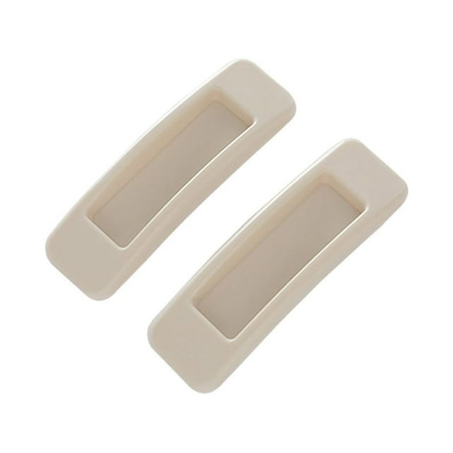 sweethay Paquete de 2 tiradores de armario, tiradores de cajón sin perforaciones autoadhesivos, muebles extraíbles, accesorios para puertas de Conjuntos de muebles de dormitorio Caqui