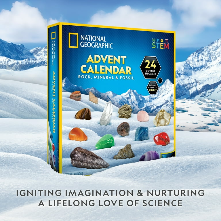 National Geographic Gemstone Science Advent Calendar, Rock