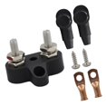thumbnail image 3 of Bloque De Terminales De Batería M6 De Acero Inoxidable Resistente Para Coche, Negro 2x Cola bloque de terminales, 3 of 8