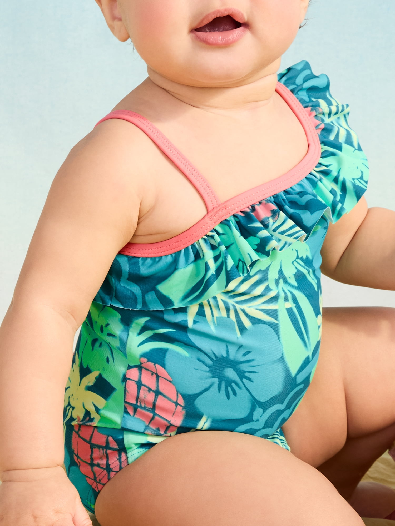 Carter's Child of Mine Baby and Toddler Girl Swimsuit, Sizes 0/3M-5T