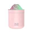 thumbnail image 4 of Humidificador portátil Humidificador de escritorio 500 ml 2 modos de pulverización Humidificador pequeño para Rosa, 4 of 9