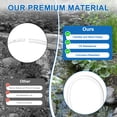thumbnail image 4 of Manguera de Vinilo Uxcell 0.79" ID x 0.94" OD 30ft Tubo Plástico Flexible Con 2 Sujetadores de Manguera, Manguera Híbrida Ligera para Jardinería de Agua [Transparente], 4 of 7