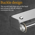thumbnail image 2 of Fixing Clip 2 Wall Mounted Stainless Steel Holder for Papers Kitchen Towel Roll Rack Bathroom Organizer, 2 of 7