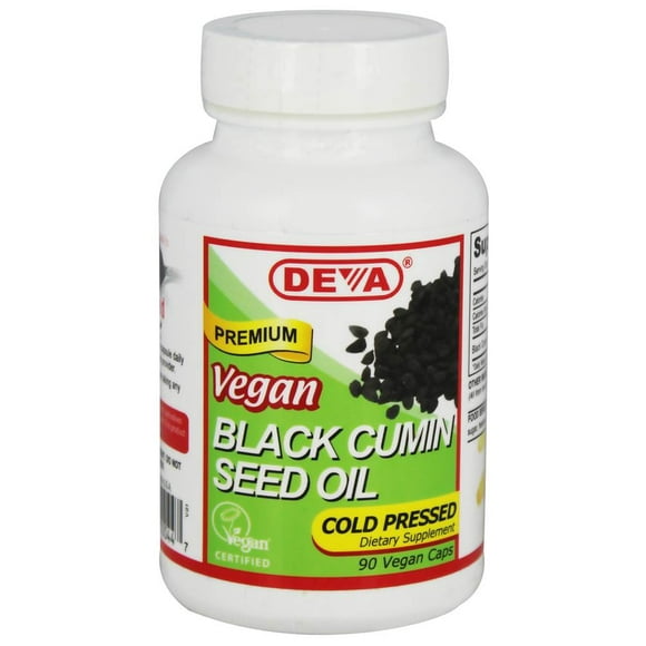 Deva Nutrition - Vegan Black Cumin Seed Oil - 90 Vegan Caps