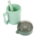 thumbnail image 1 of UPOUART 1pc Cereal Cup With Lid Breakfast Cup Portable Soup Mug Microwave Soup Mug With Lid (Green), 1 of 7