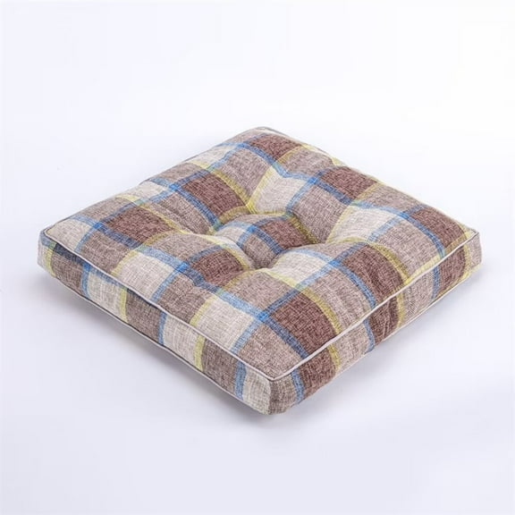 Nvzi-a Cushion Garden Terrace Home Kitchen Office Thick Comfortable Cushion, Light Brown, 16 * 16 inches