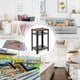 thumbnail image 5 of Mesita industrial Costway con Pies regulables mueble de madera con estructura de metal tamaño 45 x 35 x 75 cm, 5 of 6