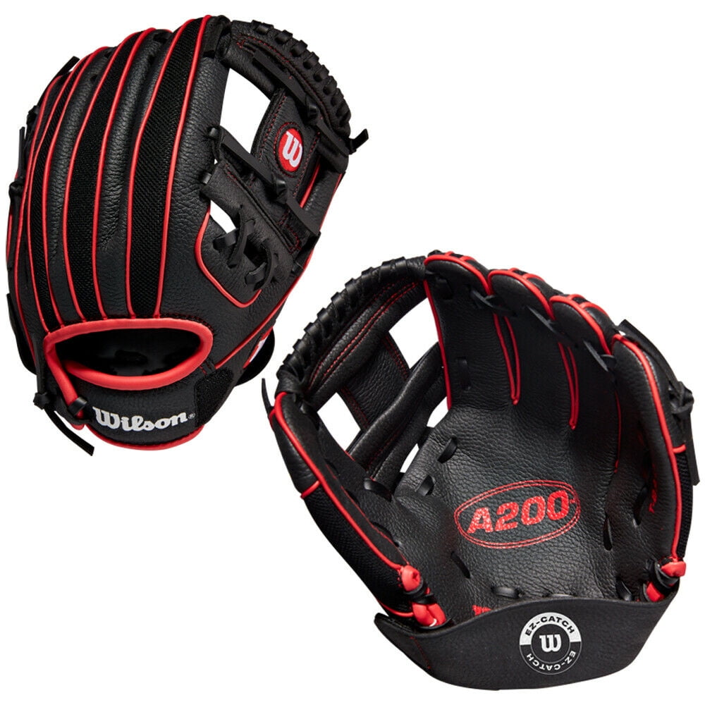 Wilson A200 EZ Catch Series 10 In. Youth Boys Baseball Gloves and Mitts