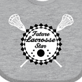 thumbnail image 4 of Inktastic Future Lacrosse Star childs Boys or Girls Baby Bib, 4 of 4