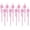 Pink, variant on Pink Bowknot Spiral Straws, Cartoon Reusable Plastic Straws for Parties, Birthdays & Summer Drinks, Cute Decorative Drink Accessories for Celebrations