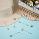 thumbnail image 4 of 8 alfileres de sombrero con diseño de perla blanca o mariposa, broches vintage de seguridad, para corbata, bufanda y sombreros de vaquero occidentales., 4 of 9