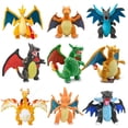 thumbnail image 2 of 18 Styles Shiny Charizard Plush Toys Pokemon Mega Evolution X & Y Charizard Soft Stuffed Animals Toy Doll Gift for Children Kids, 2 of 5