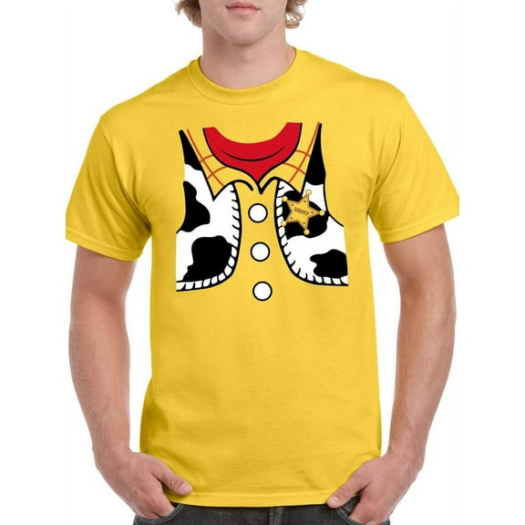 Cowboy Style T-Shirt Men -Smartprints Designs, Male x-Large