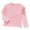 Pink, variant on Ulanda Girls Long Sleeve T-Shirt Toddler Comfort Soft Basic Crewneck Tee Tops with Ruffles Trim (White, 1-2 Years)