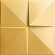 thumbnail image 1 of Panel 3D para pared  S040 GOLD, muro 3D, Panel decorativo resistente al agua , paquete de 10 piezas, Decoración oficina, casa, comercial DECO  PVC S040 GOLD, 1 of 5