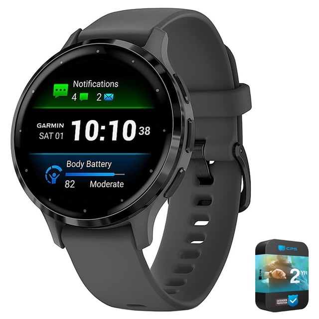 Reloj inteligente Garmin Venu 3S Health Fitness GPS de 41 mm con paquete