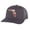 Charcoal, variant on Florida Trucker Hat - Embroidered State Design - Sunshine State Florida Cap Snapback (Black)