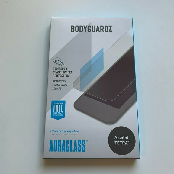 2 Pack Alcatel Tetra Screen Protector Bodyguardz Auraglass Tempered Glass