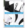 thumbnail image 3 of Usaibhir Girl's 3 Piece Bikini Set Cross Strap Swimsuits for Girls Bathing Suit with Shorts Teen Swimwear Swimming Suit 9-16T, 3 of 9