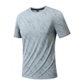 thumbnail image 6 of Afuyipoi T-Shirts for Men,Graphic Quick-Dry Short Sleeves Performance Tees Gray XL, 6 of 8