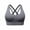 Gray, variant on Fengactive Sports Bras for Women Padded High Impact Seamless Criss Cross Back Workout Tops Gym Activewear Bra