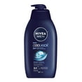 thumbnail image 1 of NIVEA Men Cool Kick Gel Douche à Effet Fraîcheur 24H pour Hommes / Nettoyant 3-en-1 pour le Corps, le Visage et les Cheveux / Gel Douche Rafraîchissant au Menthol / Testé Dermatologiquement, 1 of 6