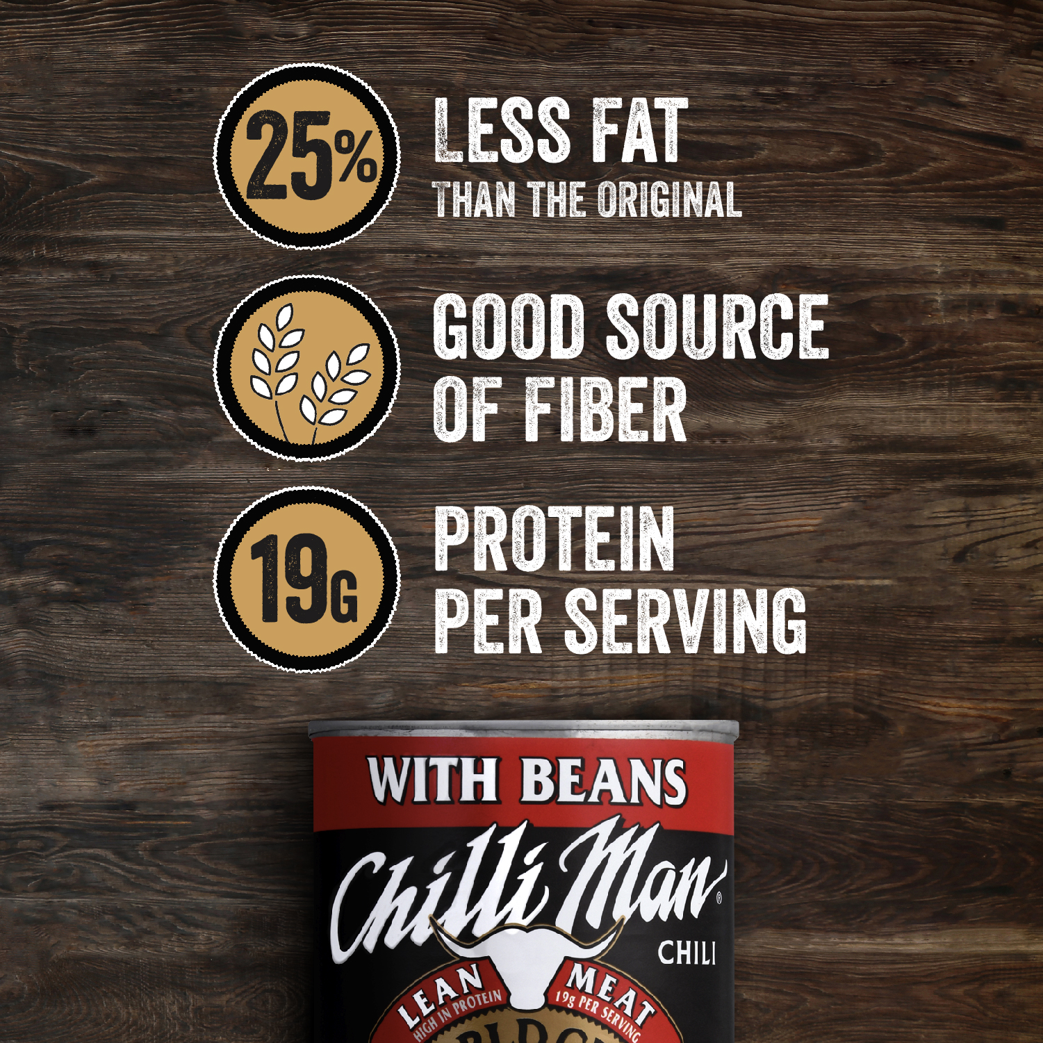 Chilli Man Chili with Beans Lean Meat 15 oz. Can