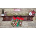 thumbnail image 3 of Lulu Decor, Low Profile Christmas Stocking Holders, Set of 3 Bases, Strong Heavy Stocking Holders (Log Design), 3 of 4