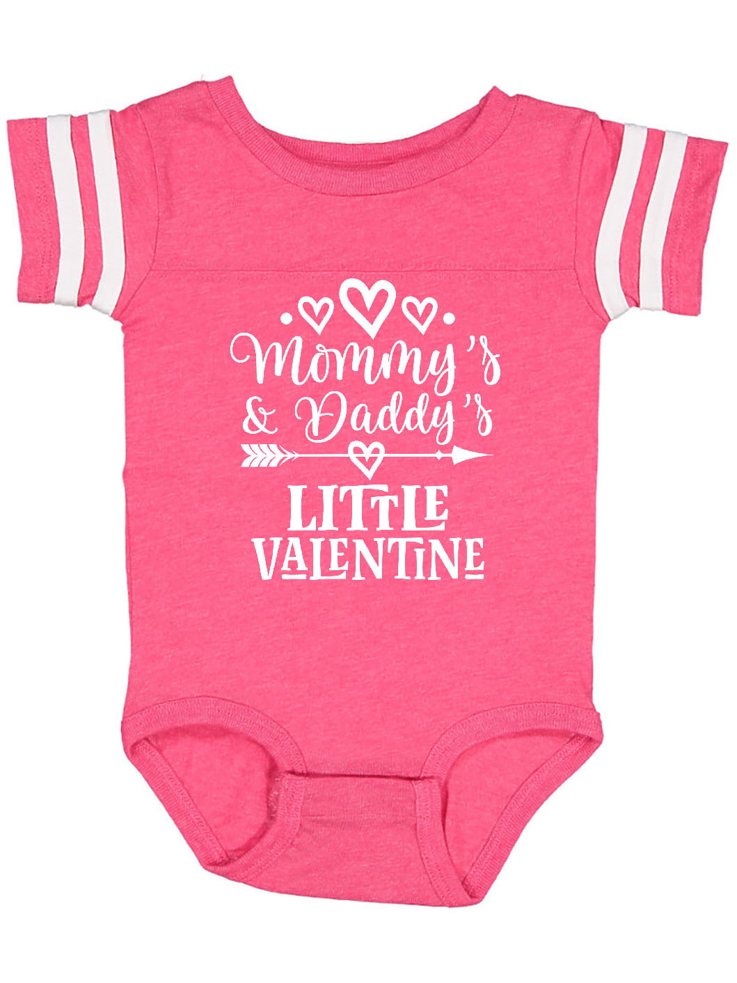 INKtastic - Mommy and Daddy Little Valentine Infant Creeper - Walmart ...