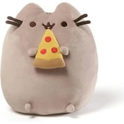 Pusheen Snackable Pizza Plush, Stuffed Animal for Ages 8 and Up, 9.5”, Gray