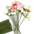 thumbnail image 4 of 150 Pcs 18 Gauge Floral Stem Wire, Flower Green Stem Rod, Artificial Green Crafts Wire, Wreath Making Supplies for Flower DIY, Wedding Bouquet (14inch, Mixed Colors), 4 of 6