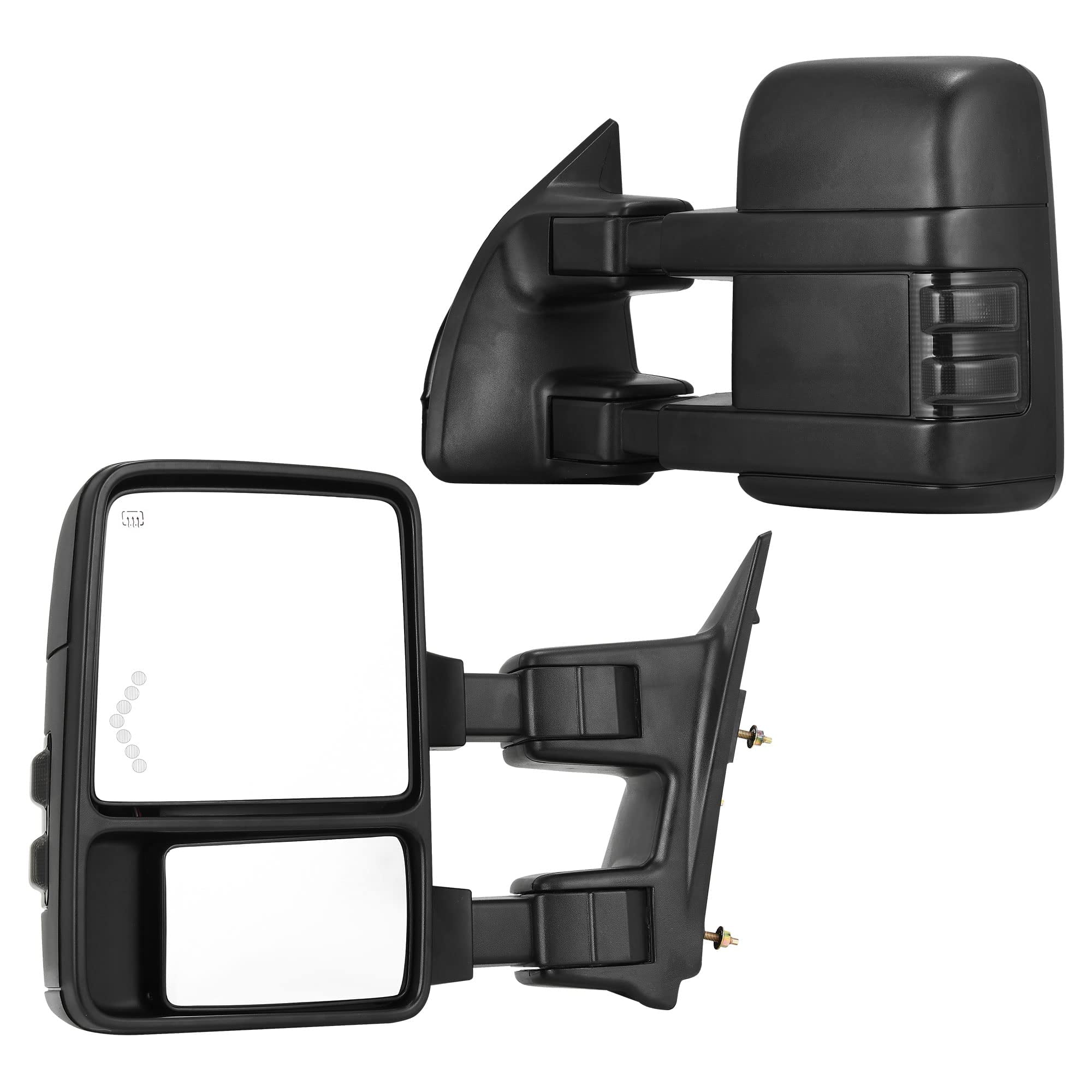 Ledkingdomus Tow Mirrors for 1999-2007 Ford F250 F350 F550