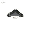 thumbnail image 3 of Uxcell Metal Desk Corner Protectors Table Edge Cover Guard 1.57" x 1.57" x 0.35" Bronze Tone 4 Pack, 3 of 3