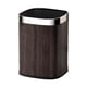 thumbnail image 3 of Cubo de basura Soledad con vetas de madera papelera de gran capacidad 15L Plata, 3 of 10
